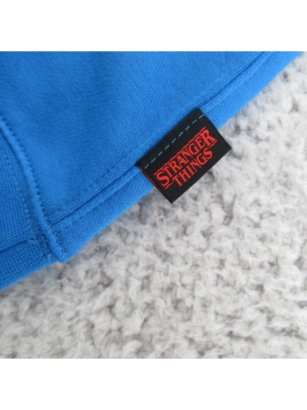 Nike x Stranger Things Blue Pullover Hoodie Men's Size Medium NEW - Picture 6 of 14
